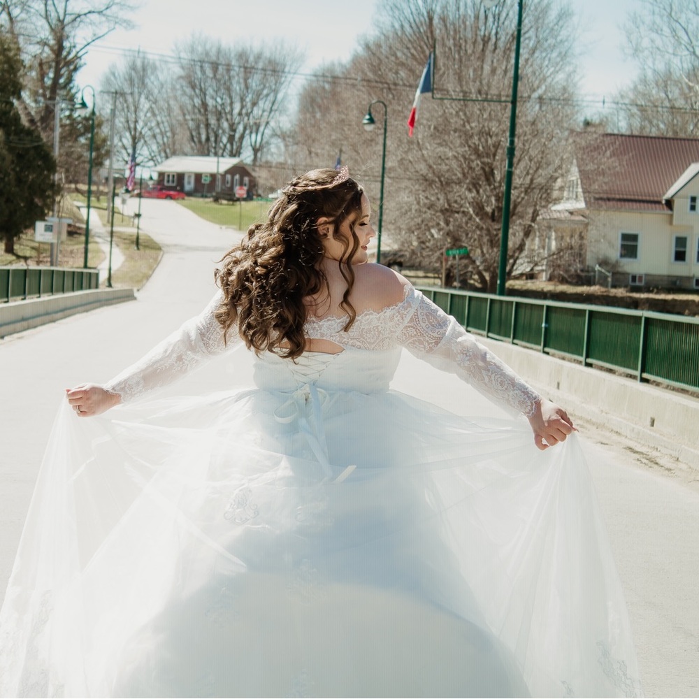 Size 18 ball gown wedding dress